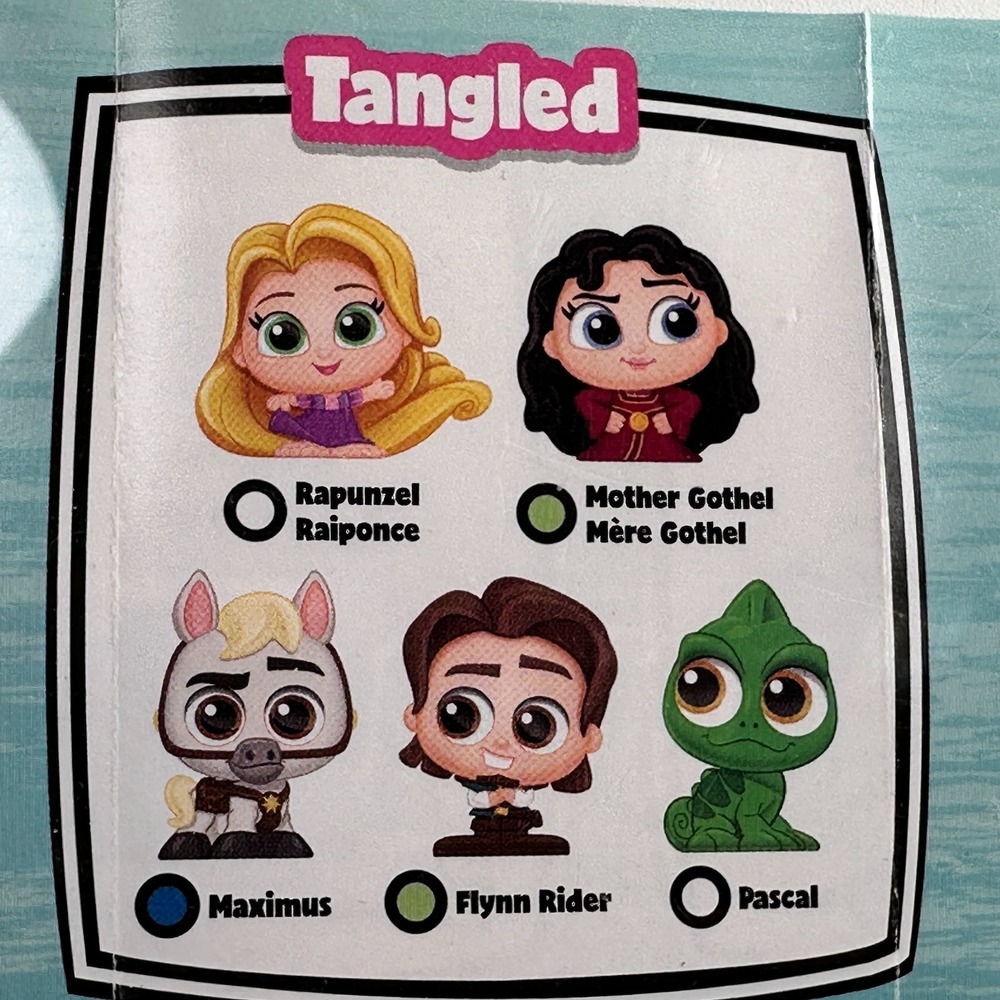 Disney Doorables TANGLED Series 4 Complete Set of 5 Rapunzel Flynn Rider Maximus - Picture 3 of 9